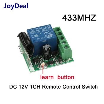 433MHz Universal Wireless de Control de la Distanță Comutator 12V DC 1CH RF Releu Receptor Transmițător 433 MHz Module de Led-uri Comutator de Lumină DIY