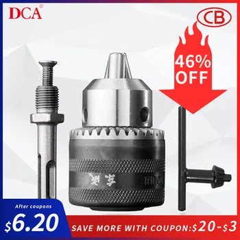 DCA 1pcDrill Chuck Carcasa din Plastic 0.8-13 mm fără cheie Mandrina Adaptor de Conectare Accesorii pentru unelte Electrice de Gaurit