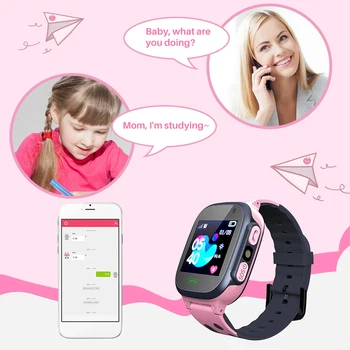 Copii Ceas Inteligent Telefon rezistent la apa LBS SOS Smartwatch Copii de Poziționare Apel 4G Cartela SIM la Distanță, Localizare Ceas Băieți Fete