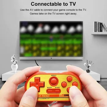 Mini Handheld Consola de jocuri Video Jucători cu 20 Clasic de Jocuri NES TV Ieșire AV G6DD