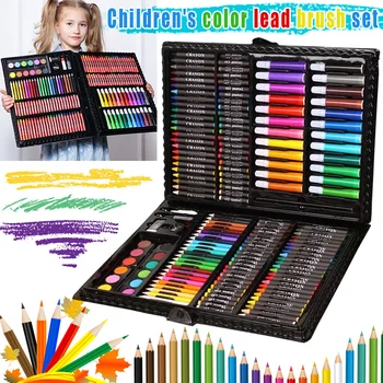 1 Set de Desen, Pictura Arta Box Set Creioane Colorate Portabil pentru copii Copii Incepator GDeals