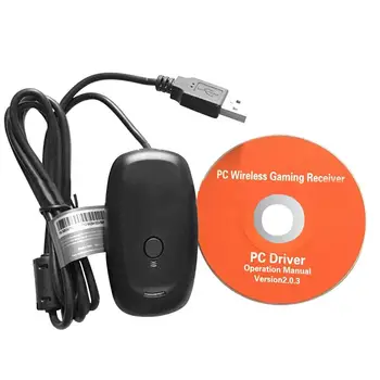 Wireless Gamepad PC Adaptor Controler de Jocuri de noroc Receptor USB pentru Xbox 360 Consola cu CD