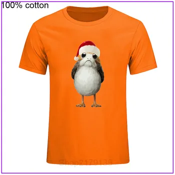 Men ' s T-shirt de Crăciun Porg Fuziune Steaua Imprimat tricouri Războaie Rece barbati Tricouri Topuri Harajuku Streetwear Retro Logo 90 Gamer Cadou