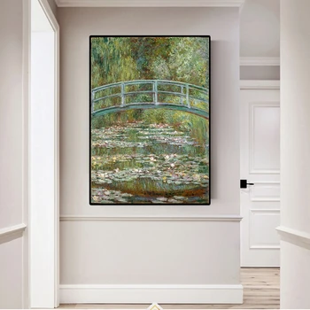 Celebra Pictura Japoneză Mireasa De Claude Monet Pictura in Ulei pe Panza Printuri de Arta de Perete de Imagine pentru Camera de zi Cuadros