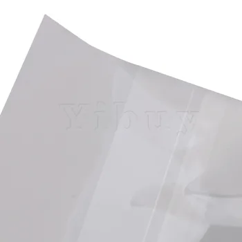 Yibuy 12 Inch Plastic Îngroșarea LP disc de Vinil Exterioare Mâneci Plic Acoperă Anti-static Pachet de 100