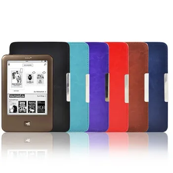 PU Piele caz Pentru Tolino Shine eBook ereader Flip capacul din spate greu