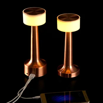 USB Reîncărcabilă LED Portabil cu Lumina de Noapte Bar Lampa de Masa Restaurant, Cafenea, Birou de iluminat Acasă Decor de Epocă
