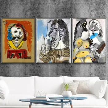 Acasă Decor Panza De Imprimare Arta De Perete De Poze Poster Pânză Tiparituri Picturi Spaniol Pablo Picasso Un Om De Scris