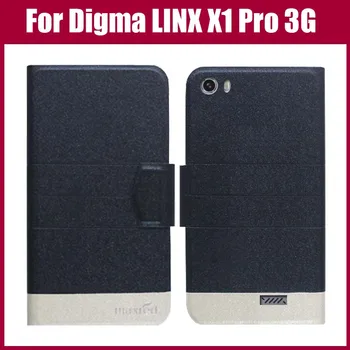 Vânzare Fierbinte! Digma LINX X1 Pro 3G Caz Nou de Sosire 5 Culori de Moda de Lux, Ultra-subțire din Piele Capac de Protectie Telefon Sac