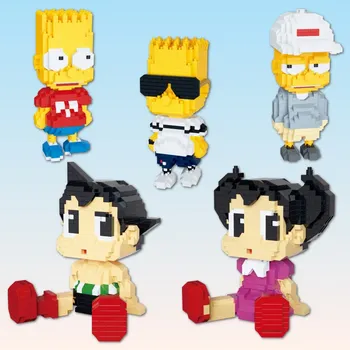 Astro Boy Anime Blocuri de Desene animate Licitație Figura Cărămizi de Construcție pentru Copii Jucării Educative pentru Copii Papusa Brinquedos Fete Drăguț Cadouri
