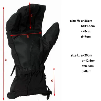 1 Pereche De Iarna Unisex Mâinile Echipament De Protecție Anti-Derapare Vânt Impermeabil Cu Snowmobilul Motociclete De Echitatie Mâinile De Protecție