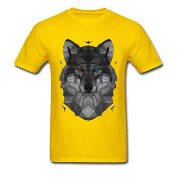 Tipi Cool Camasi Barbati Geometrice 3D Lup Tricou Bumbac Colegiu Tineri Tricouri de Vară Liderul Teen Wolf Topuri Tricouri