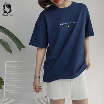 Coreea Style Femei T-shirt Harajuku Femele Cinci Sfert Maneca tricouri Femei Respirabil Topuri Chic Femei Frumoase Fete Dulci