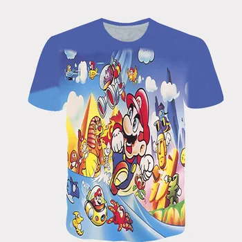 Băieții de Desene animate Sonic Tricou ariciul sonic tricou 3D Imprimate Topuri Băieți Streetwear Haine pentru Adolescent Copii Topuri de Vară 2020