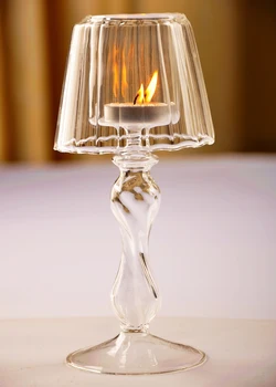 Pahar Suport De Lumânări Ceai Lumânare Lumina Recipient Stand - Lampă De Masă Forma