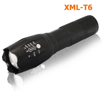 Reîncărcabilă LED Flahslight LED XML T6 de 1000 Lumeni Lanterna Lanterna Cu 5 Moduri de Lumina cu Zoom Lanterna Tactice Lampa