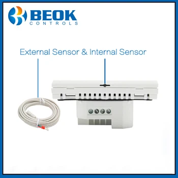 Beok TDS21-EP 3 BUC Încălzire prin Pardoseală Electric Cameră Ecran Tactil Termostat de Pardoseală Caldă Sistem de Încălzire Termostat 220V