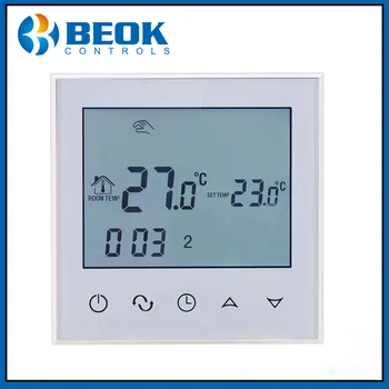Beok TDS21-EP 3 BUC Încălzire prin Pardoseală Electric Cameră Ecran Tactil Termostat de Pardoseală Caldă Sistem de Încălzire Termostat 220V