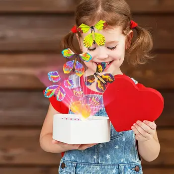 20/50pcs Trucuri Magice Surpriză Amuzant Glumă Jucarii Magice care Zboară Fluture Copii Mici Surprinzător Fluture Magic Cadouri de Anul Nou