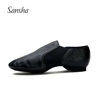Sansha Unisex Slip-on Pantofi de Jazz Cu Neopren Introduce Mare Potrivesc Pe Toate Tipurile De Picioare Jazz-ului Modern Pantofi de Dans JS21LCO JS21LPI
