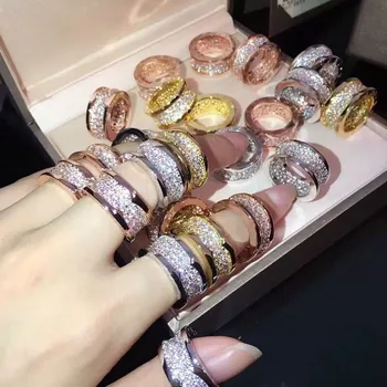 Design Original, plin inel cu diamant de moda de brand de bijuterii de nunta petrecere accesorii cadouri pentru femei inel