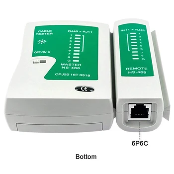 Rețea LAN Ethernet Kit 4 in 1 Tester de Cablu +Cleste Sertizare Crimper + Sârmă Stripteuză +100x Rj45 Cat5 Cat5e Conector Mufă Rețea