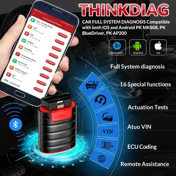 5pcs/lot Diagzone Thinkdiag OBD2 de Diagnosticare, Instrument Vechi de Boot Thinkdiag Completă a Sistemului Cititor de Cod Android IOS PK AP200 LANSAREA Easydiag