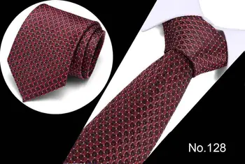 De lux 7CM Bărbați Model de Imprimare de Cravate pentru Barbati Slim Cravatele de Poliester Jacquard Gât Cravata de Nunta Cravate Inguste