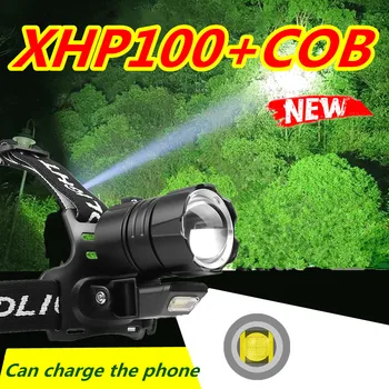 700000lm COB XHP100 far cu led-uri mai puternice usb Far 18650 baterie reîncărcabilă cap lanterna de vanatoare Faruri lampă de cap