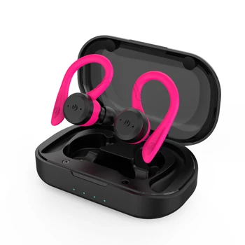 Bluetooth 5.0 cârlig ureche Căști fără Fir, Căști sport TWS Stereo Căști Impermeabil Zgomotului Căști Cu Microfon
