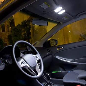 10 x Canbus fara Eroare LED-uri de iluminare Interioară Pachet Kit pentru perioada 2013-Hyundai Genesis Coupe accesorii Harta Dom Portbagaj Licență Lig