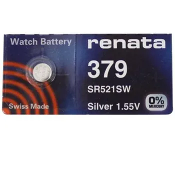 2 buc/Lot renata Oxid de Argint Baterie de Ceas 379 SR521SW 521 1.55 V, original marca renata 379 renata 521 baterie