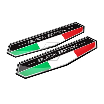Pentru Aprilia Ducati Triumf Kawasaki, Yamaha, Honda pentru Masina Decal Italia Flag Sticker Italia Black Edition Decalcomanii