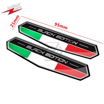 Pentru Aprilia Ducati Triumf Kawasaki, Yamaha, Honda pentru Masina Decal Italia Flag Sticker Italia Black Edition Decalcomanii