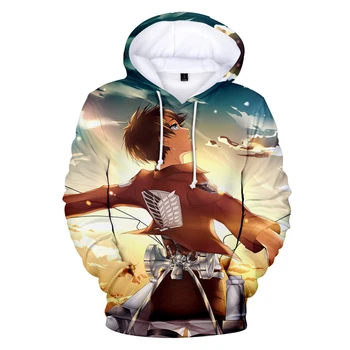 Rholycrown de Design de Moda Atac pe Titan 3D Hanorace Barbati / Femei Hoodie de Îmbrăcăminte pentru Bărbați Tricou Top Casual Pulover cu Glugă