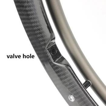 1 buc 24er fibra de carbon volan scaun cu rotile 24 inch tri spițe de roată scaun rim 3 spite de carbon roata de carbon janta de biciclete de carbon