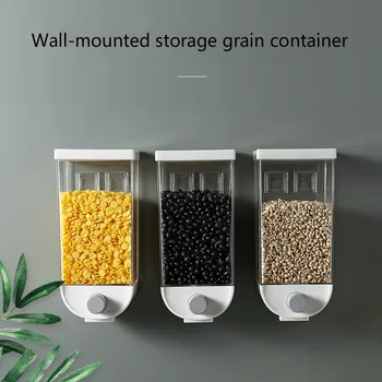 Alimente cutie de depozitare bucatarie montate pe perete rezervor din plastic container de depozitare de depozitare a alimentelor container etanș