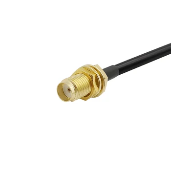 1buc RF SMA Female să UHF de sex Masculin L259 Adaptor Coaxial RG58 Cablu Coaxial Antena Extensia Coadă Conector de sârmă 10/15/20/30 50cm