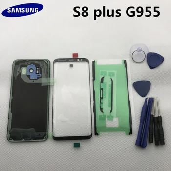 Complet Original Carcasa Capac Baterie Spate Geam+fata Atingeți sticla Piese de schimb Pentru Samsung Galaxy s8+edge s8 plus G955 G955F
