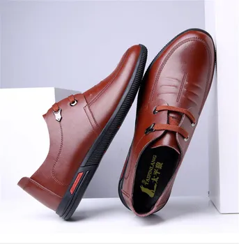 2020 Rochie Barbati Pantofi Noi din Piele Clasice Costume pentru Bărbați Pantofi de Moda Alunecare Pe Pantofi Barbati Casual Oxfords de conducere Office Shoes