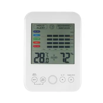 De înaltă Precizie de Interior Digital Electronic de Temperatură și Umiditate Higrometru termometru cu Statie Meteo mucegai alarma ecran LCD