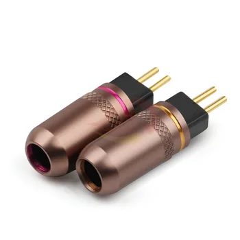 0.78 mm Jack Audio 2 PINI Pentru UM3X W4R UE18 HiFi Mufă pentru Căști de Sârmă Conector Placat cu Aur pentru Căști Pini Adaptor Metalic DIY 2Pairs