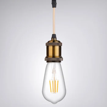 Aluminiu pandantiv lumina E27 lampă titularului de Cablu 1m lampă de agățat pentru camera de zi/dormitor decor lampă de pandantiv vintage corpuri de iluminat