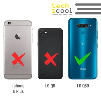 FunnyTech®Silicon de Caz pentru LG Q60 l Printre noi impostor? Transparent