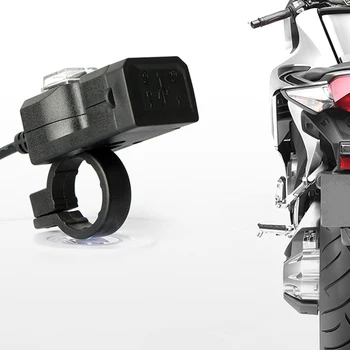 Dual Port USB 12-24V/9-90V Ghidon Motocicleta Incarcator Adaptor Priza de Alimentare pentru Telefon Mobil rezistent la apa