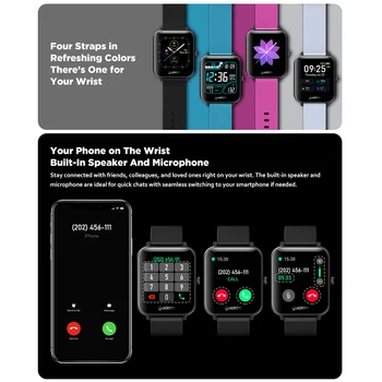 FIERBINTE Zeblaze GTS Bluetooth Sunat Ceasul Inteligent de a Primi/efectua Apelul de Oxigen din Sange/Presiune de Urmărire Sport Smartwatch 60+ Fete de Ceas