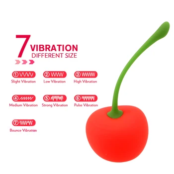 OLO Cherry G-Spot Vibrator Vibrator Ou Vagin Bile Kegel Mingea Stimulator Clitoris Strângeți Exercițiu Antrenor Jucarii Sexuale pentru Femei