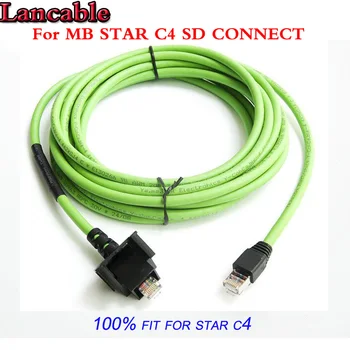 Verde de înaltă Calitate Cablu Lan Pentru MB STAR C4 LanCable pentru Ben-sz Star C4 SD Connect Instrument de Diagnosticare Auto STAR C4 Cablu de Rețea