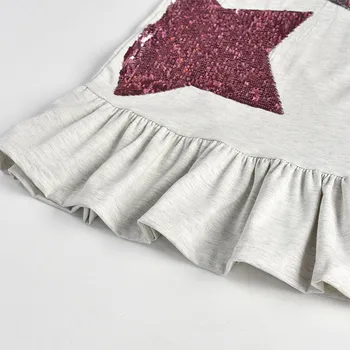 Dxton Copii Fete Dress Stele Sequin Rochie de Printesa Fluture de Vară fără Mâneci Rochie Copilul Îmbrăcăminte de Desene animate pentru Copii Rochie pentru Fete