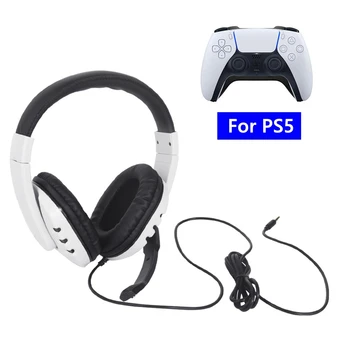 2021 Nou Pentru PS4, PS5 cu Fir Căști cu Microfon Laptop Telefon Sunet Stereo Gaming Headset Pentru Sony PlayStation 5 Copii Gamer Casca